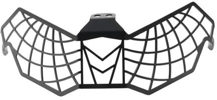 GESMOS Cobertura Protección Faro para TRK702X para TRK702 X para TRK 702X 702 X 2023 2024 1 PCS Protector Faro Motocicleta Parrilla Protección Malla Metal Negro Rejilla Faro Moto