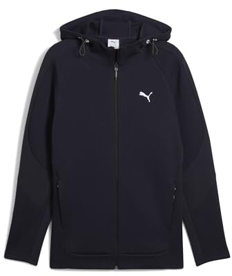 PUMA Herren Evostripe Hoodie mit Durchgehendem Reißverschluss Schweiß (1er Pack)