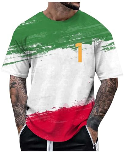 2024 Coppa Europea T Shirt Uomo Curvy Cotone Coppa Europea T Shirt Estive Elegante Maglietta Italia Stampa Bandiera Nazionale Calcio Tifosi Tshirt Firmate Manica Corta Top