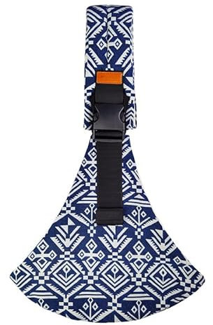 Baby Carry Sling™ - Verstellbare Babytrage - Hüfttrage Mein Kleines Baby (Blau gemustert)