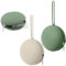 LYNJOVU 2 Pezzi Custodia Portaciuccio in Silicone, Porta Ciuccio per i viaggi, Lavabile Contenitore per Ciuccio, Scatola per Ciuccio (Verde + Bianco)
