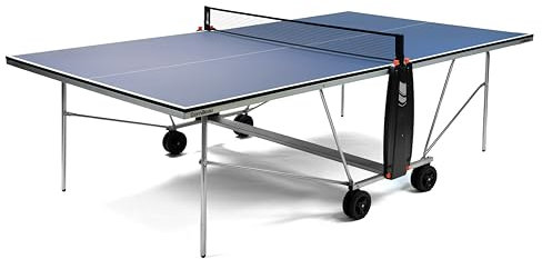 Cornilleau - Table de Ping-Pong intérieur Challenger Indoor – Compacte, Sécurisée et Idéale pour Débutants – Panneaux 16 mm