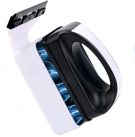 Aquarium Magnet Scheibenreiniger Aquarium Glasreiniger mit Abnehmbarem Schabern, Aquarium Reinigungs Magnet Bürste für Fischglasbecken (M)