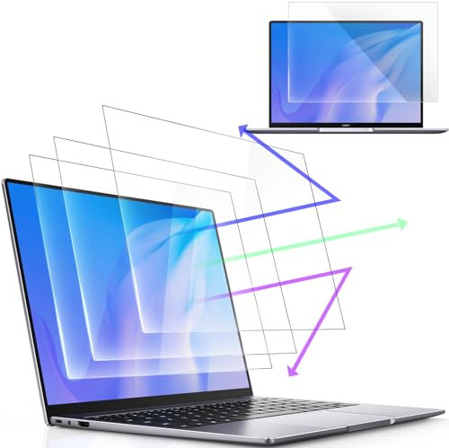 2 Unités Protection D'écran pour 16 Pouces 16:10 Aspect , Anti-lumière Bleue Film Protection Ecran Premium Pour Ecran Pc Moniteur, Anti Reflets Protecteur d'écran pour Ordinateur Portable 16 Pouces