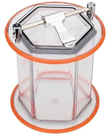 3 kg Fassungsvermögen, rotierende Trommel/Eimer for KT-6808 Trommelpoliermaschine, Schmuckpoliertrommel Vielseitige Anwendungsszenarien