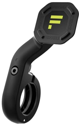 FESCHD Handyhalterung Fahrrad für alle Smartphones - Fahrrad Handyhalterung mit Doppelsicherung: felsenfester Halt an Allen gängigen Lenkern (25,4-35mm) - Handyhalter fürs Fahrrad Made in Germany