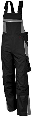 Qualitex Latzhose Pro (50, SCHWARZ/GRAU)