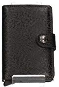 Secrid Unisex Miniwalletcrisple Reisezubehör-Kartenhalter im Umschlagformat, Black