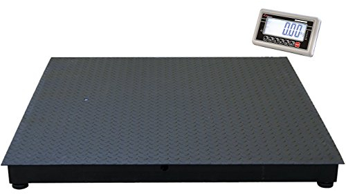 Geeichte Bodenwaage WKA PB (Max 1.500 kg - Teilung 500 g, 1500 x 1500 mm)