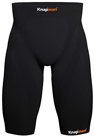 Knapman Sport-Kompressionsshorts Herren mit 45% Kompression | Schwarz
