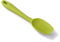 Zeal Silicone Spatula Spoon, Non-stick Flat-ended Cooking Spoon Spatula for Scraping, Scooping and Stirring – 20 centimeter, Lime Green