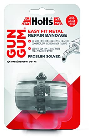 Holts Gun Gum Exhaust Repair Bandage, Gun Gum Metal Repair Bandage, Professional Exhaust Repair Bandage With Adjustable Wrap For Bends & Joins, Easy To Use Exhaust Repair For Permanent Gas Tight Seal