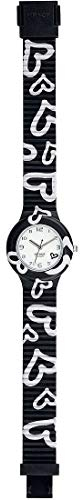Hip Hop, Collezione Be Loved, Orologio Donna Fucsia, Cinturino in Silicone Intercambiabile, Pratica Chiusura, Cassa 32mm, Movimento al Quarzo, Resistente all'Acqua, Lunghezza Regolabile, Fucsia-Bianco