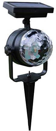 LEDMOMO Projecteur solaire de Noël rotatif pour pelouse, anniversaire, fête, KTV, mariage, extérieur