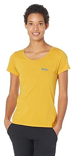 Fjällräven Damen Fjällräven Logo T-shirt W Unterhemd, Ocker, S EU