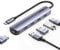 UGREEN Hub USB C HDMI 4K 30Hz Adattatore 4 Porte 5Gbps in Alluminio Corpo Sottile Compatibile con MacBook PRO Air M3 M2 M1, iPad, iPhone 16 Plus Max, Chromebook