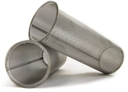 NovaNox German Engineering®, colino in acciaio inox per bocchettone di riempimento, filtro diesel, filtro per serbatoio, accessorio per il serbatoio, accessorio per camion, ID 53 mm, AD 61 mm, L =