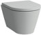 LAUFEN Kartell Wand-WC COMPACT, Tiefspüler, spülrandlos, 490x370x285mm, H8203337590001, Farbe: Grau matt