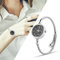 Weibliche Analog Runde Legierungs-Armbanduhr mit Öffnung Quarzuhren für Damen Fashion Uhr frauen Armbanduhren Stilvolle Design Watches