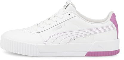 PUMA Damen Carina L Turnschuhe, Weiß Puma White Puma White Opera Mauve, 38 EU