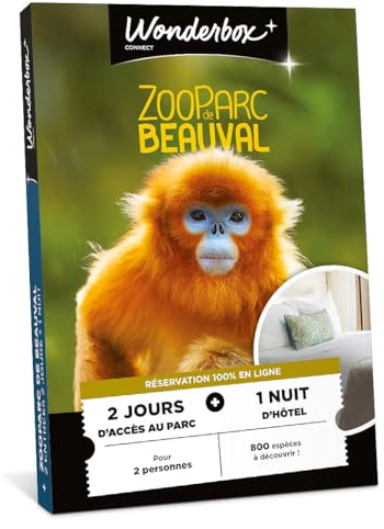 WONDERBOX Connect - Coffret Cadeau - ZooParc de Beauval Séjour - 2 pers.