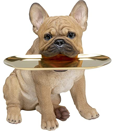 Kare Design Deko Figur Butler Frenchy, Accessoire, Tierfigur, handgearbeitet, Artikelhöhe 40cm, Hellbraun
