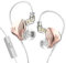Airloop KZ ZEX KZ Dual Driver in Ear Monitor, Senleeor ZEX in Ear Earphones Electrostatic + Dynamic Drivers HiFi Gaming Headphones for Church Musician Drummer (with Mic, Gold)