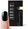 NagelGlück® Nagelfolie | 32 einfarbige Nagelfolien zum aufkleben | Nagelfolie selbstklebend, Nail Stickers, Nail Wraps, Nagellack zum aufkleben, Nagelfolien Starterset (Lady in Black)