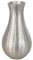 EGLO LIVING Metallvase Abucay, Deko Vase für Pampasgras, Dekovase für Wohnzimmer, Blumenvase aus Metall in Nickel, Tischdeko 28,5 cm