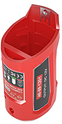 DMMNS M12 12V USB Power Source Charger Adapter Replace for Milwaukee M12 Battery Adapter Milwaukee Heated Jacket 48-59-1201 49-24-2310 USB Charger,Compatible with 48-11-2420 48-11-2411 48-11-2401