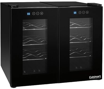 Cuisinart Private Reserve Dual Cave à vin 16 bouteilles Noir