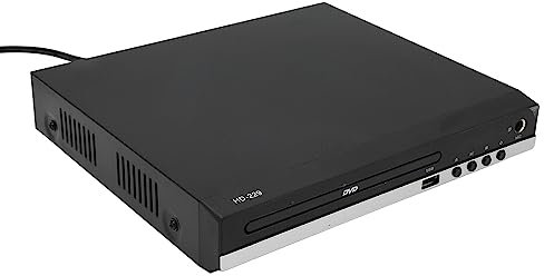 Mini Lecteur DVD HD HDMI, Lecteurs CD DVD USB 1080P pour Téléviseur avec Télécommande, Câble HDMI et RCA, Prise en de L'entrée USB, Lecteur de Disque Home Cinéma Lire des