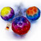NUNUSH Moonball - Super Hoch Springender Jump Ball mit Knall - Sensorik Spielzeug für Kinder - Extra Hochwertige und robuste Spaceballs - Anti Stress und ADHS Spielzeug - 3X