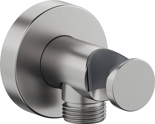 Duravit Wandanschlussbogen 5,5.10,2.5,5 cm Gebürsteter Edelstahl