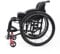 Selbstfahrender Sportrollstuhl,Ultraleicht Rollstuhl Leicht Faltbar Reiserollstuhl,Superleichter Rollstuhl mit Aluminiumrahmen, Premium Transportrollstuhl(40cm/15.7in,Black)