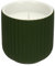 rituali domestici - grüne Kerze S aus Keramik, 7,5 x 7,5 cm, Tiefe 7,5 cm, Kollektion Sofficeluce