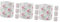 Healvian 3 Ensembles Papier Toilette Coloré Serviettes d'impression De Fleurs Papier Hygiénique Qui Donne des Restes De Papier Toilette Serviette À Motif Faux Pulpe De Bois 4 Rouleaux * 3
