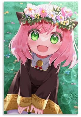 KEEP MARY Cute Anya Forger Spy X Family Anime Poster Dekorative Malerei Leinwand Wandkunst Wohnzimmer Poster Schlafzimmer Malerei 08x12inch(20x30cm)
