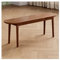 Farmhouse Holzbank, 120 cm, rustikale Esszimmerbank, Küche, Korridor, Schuhbank, Sitz, Innenmöbel, braunes Holz-Finish
