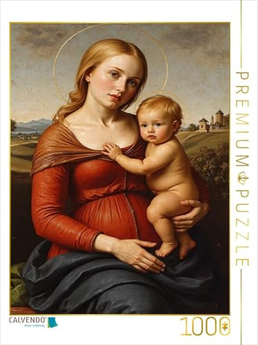 Puzzle · Inspiriert von Raffael/Madonna mit Kind (ca. 1508 | Ein neuer Blick auf ein altes Gemälde · 1000 Teile · Lege-Größe 64 × 48 cm · CALVENDO Puzzle