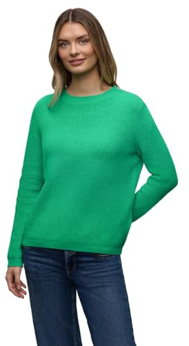 Street One Damen Pullover mit Knopfdetail