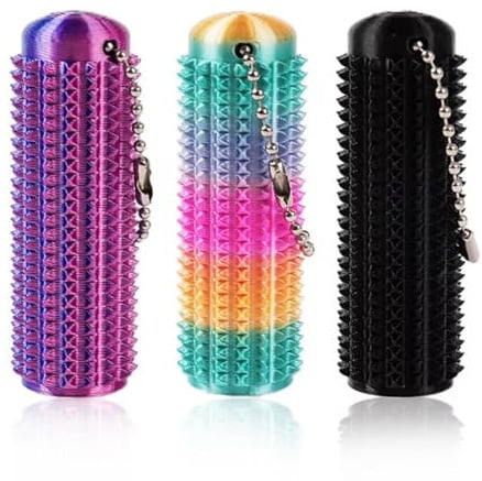 Little Ouchies Pain Fidget, 3 Stücke Fidget Toys , Pain Stim Spiky Grippie Keychain, Fidget Toys Erwachsene für Stressabbau Fokus, Sensorik Geschenke