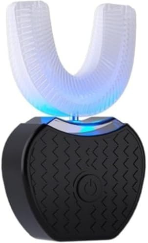 Sensepro Automatik Zahnbürste, Sensepro 360°Ultraschall-Zahnbürste, U-förmige Zahnaufhellungsbürste (Schwarz)