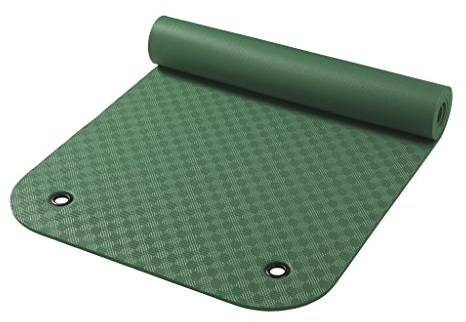 Wehncke Uni Gymnastikmatten Gymnastikmatte Mit Ösen, grün, 180 x 65 x 0.8 cm, 24902