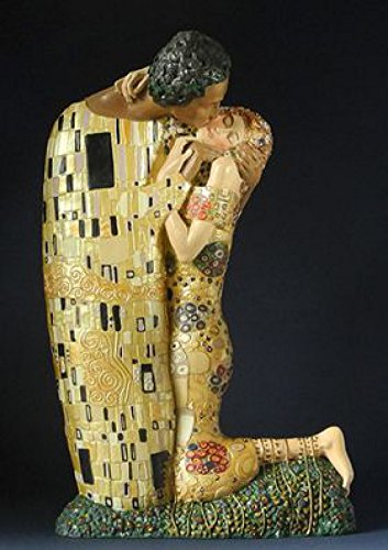 Klimt, scultura da collezione: il Bacio di Klimt