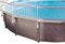 Blue Wave Kit de clôture pour piscine hors sol NE145 (8 sections) – Blanc