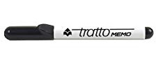 Tratto memo - Punta tonda - Nero [Confezione 12 pezzi]