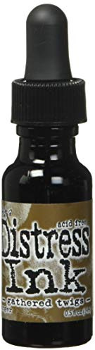 Tim Holtz Distress Ink Reinker .5 Ounce - Limited Edition-Gathered Twigs