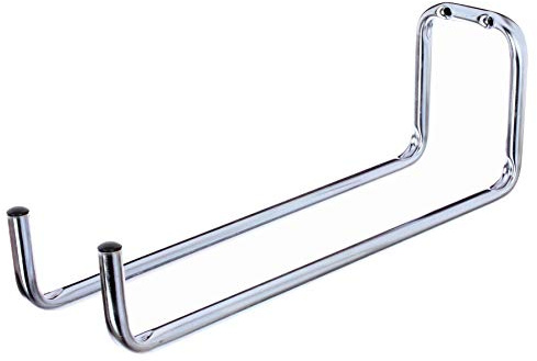 Alberts 802271 Wandhaken | wahlweise in verschiedenen Ausführungen | doppelt abgewinkelt | galvanisch blau verzinkt | Durchmesser Ø12 mm | 120 x 330 x 90 mm