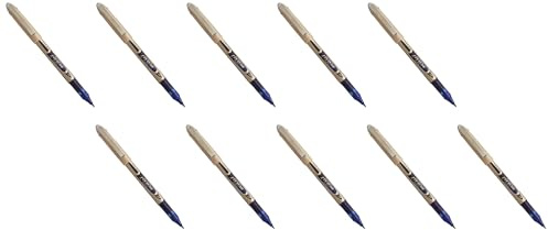 Zebra Pen Zeb-Roller Ax7 Rollerball Gel Pen, Medium Point, 0.7mm, Blue Ink, Arrow Tip, 10-Pack